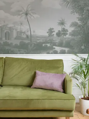 Papier peint panoramique vert Frans Post
