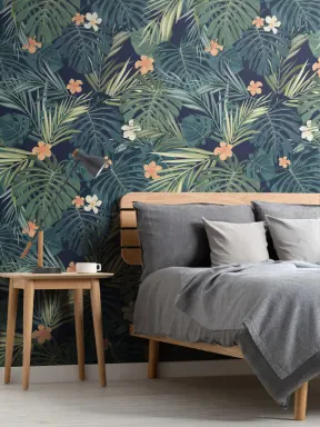 Tropical Bush Wallpaper Mural