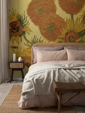 Sunflowers by Van Gogh Art Wallpaper Mural