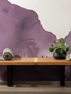 Pseudo Purple Watercolor Wallpaper Mural