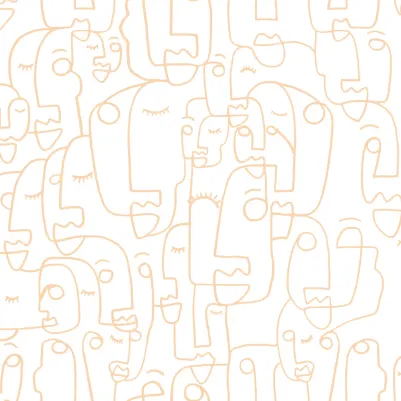 Doodle Nude pattern image
