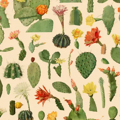 Cactaceae pattern image
