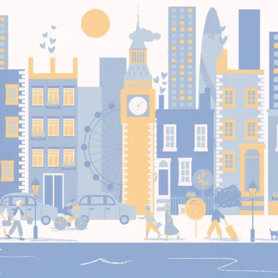 London Blue pattern image