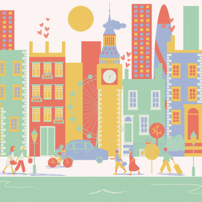 London pattern image