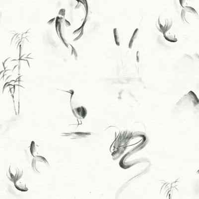 Qinghua pattern image