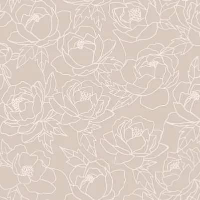 Peony Neutral pattern image