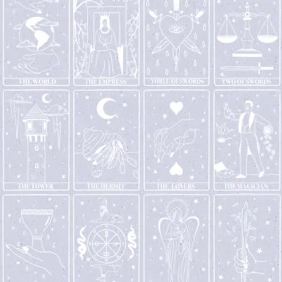 Tarot Lilac pattern image