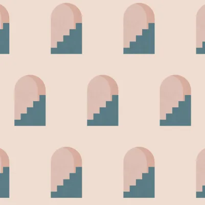 Arch Pink & Blue pattern image