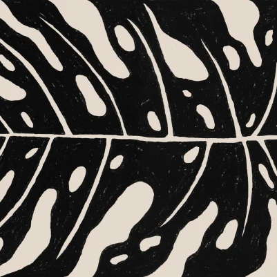 Araceae Black pattern image