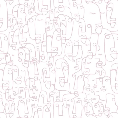 Outline Pink pattern image