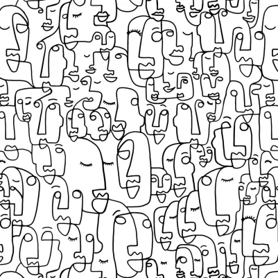 Outline pattern image