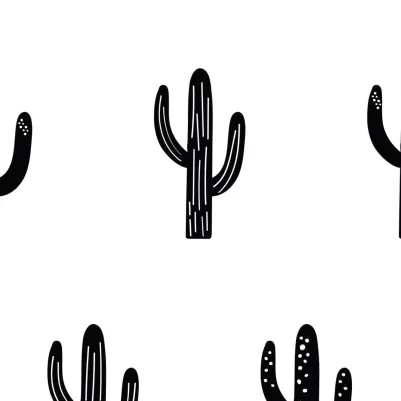 Saguaro Black pattern image