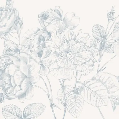 Flourish Blue pattern image