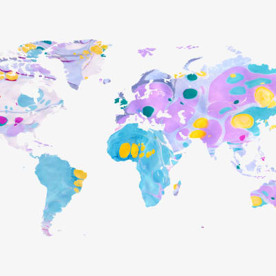 Globetrotter Multi-Coloured pattern image