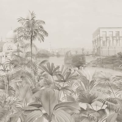 Valley Of Palms Greige pattern image