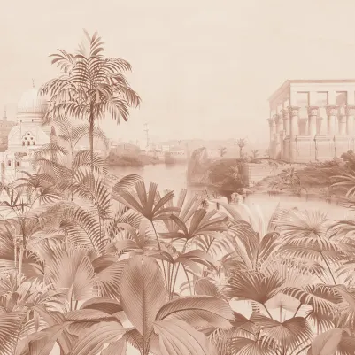 Valley Of Palms Peach pattern image