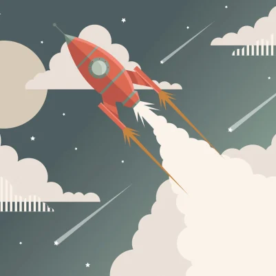 Rocket pattern image