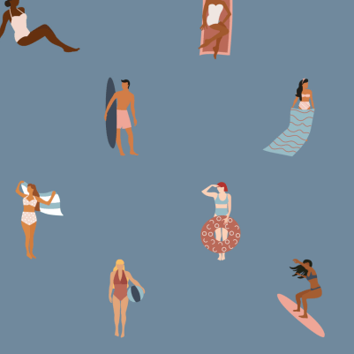 Lido Blue pattern image