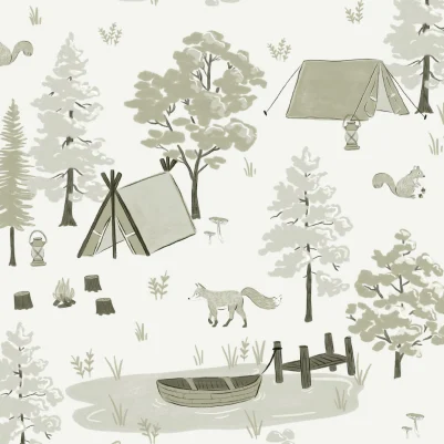 Camp Hawthorn pattern image