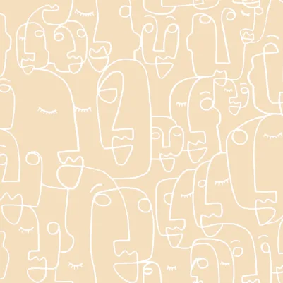 Scribble Nude pattern image