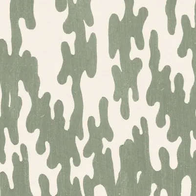 Mokuhanga Green pattern image