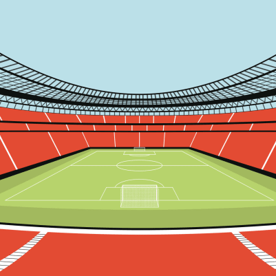 Stadium Red pattern image