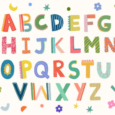 Alphabet pattern image