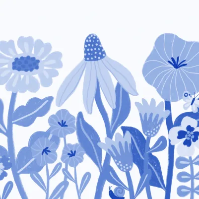 Poppy Blue pattern image