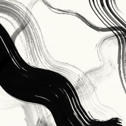 Brush Monochrome pattern image