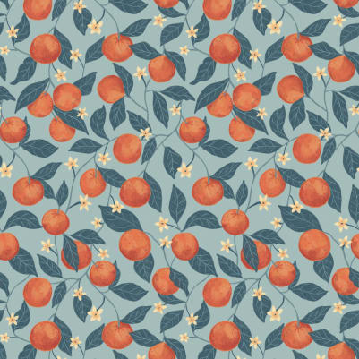 Citrus Blue pattern image