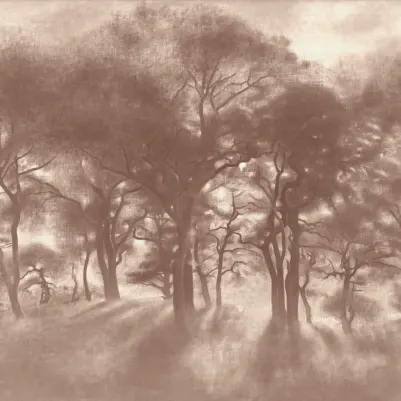 Smokey Forest Brown  pattern image