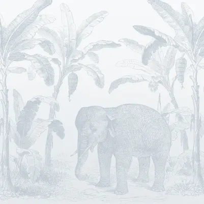 Loxodonta Blue pattern image