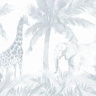 Hidden Paradise Blue pattern image