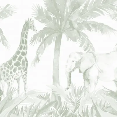 Hidden Paradise Green pattern image