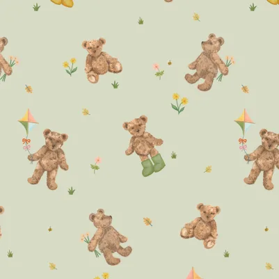 Teddy Sage pattern image