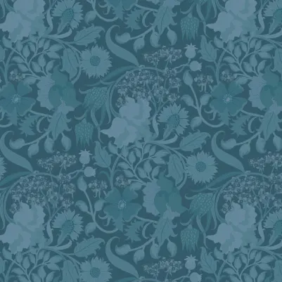 Tansy Teal pattern image