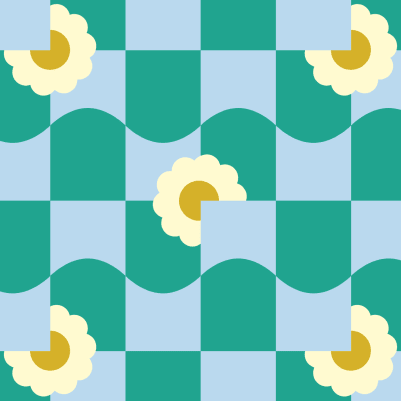 Petal Pop Green pattern image