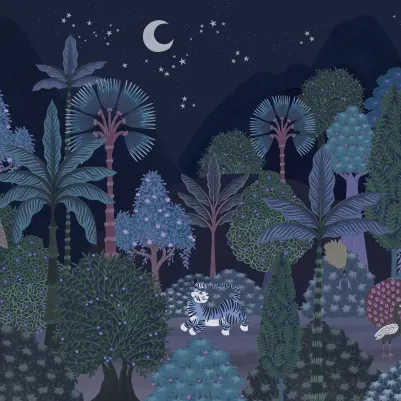 Nocturnal Jungle pattern image