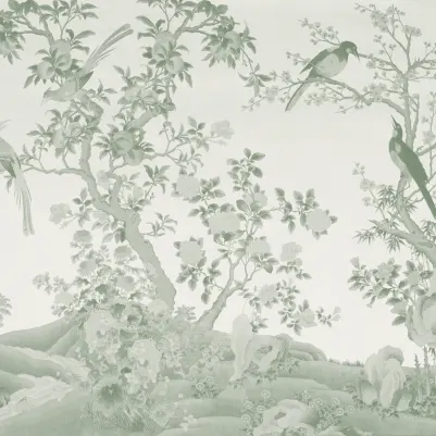 Yulan Gardens Tonal Green pattern image