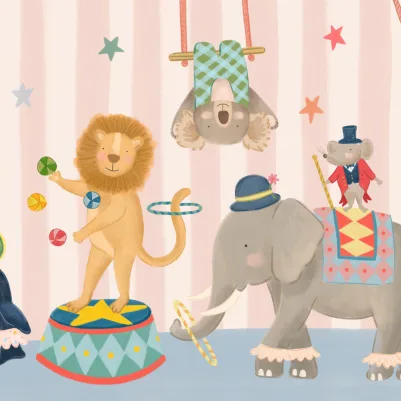 Starlight Circus Pink pattern image