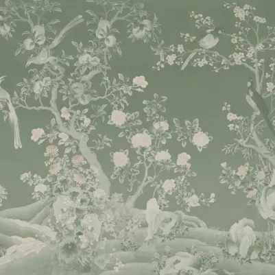 Yulan Gardens Green pattern image