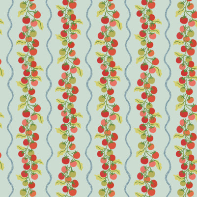 Pomodoro Blue pattern image