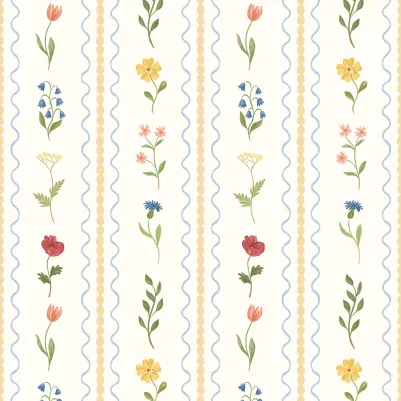 Wildflower Bobbin Yellow pattern image