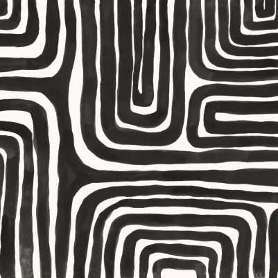 Meandra Monochrome pattern image