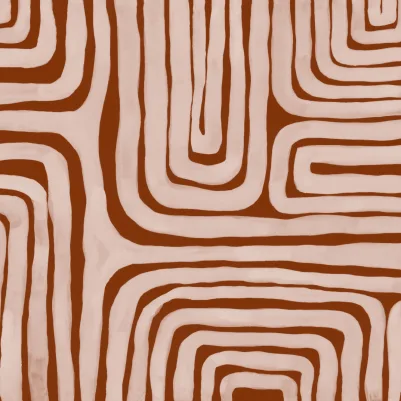Meandra Terracotta pattern image