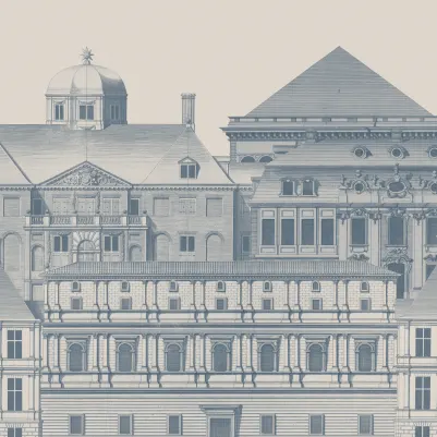 Blueprint Navy pattern image