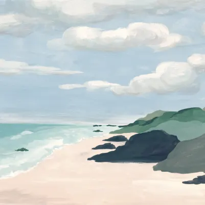 Coastline Blue pattern image