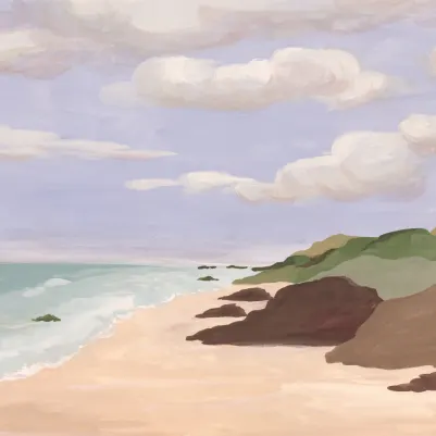 Coastline pattern image