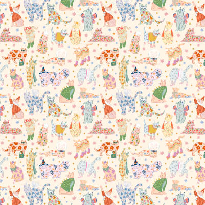 Meow pattern image