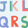 Alphabet Blue